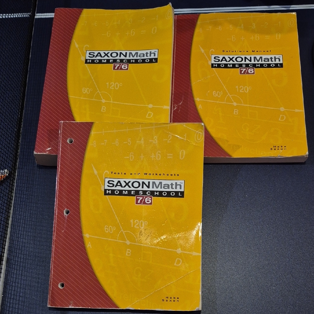 Saxon Math Homeschool 7/6 Set